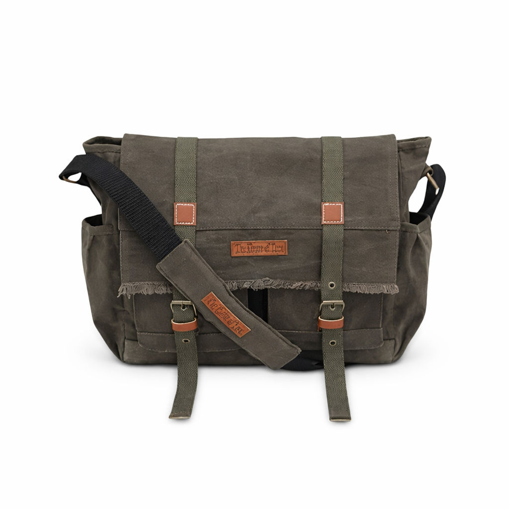 Brown Unisex Laptop Messenger Bag for Everyday Use 169
